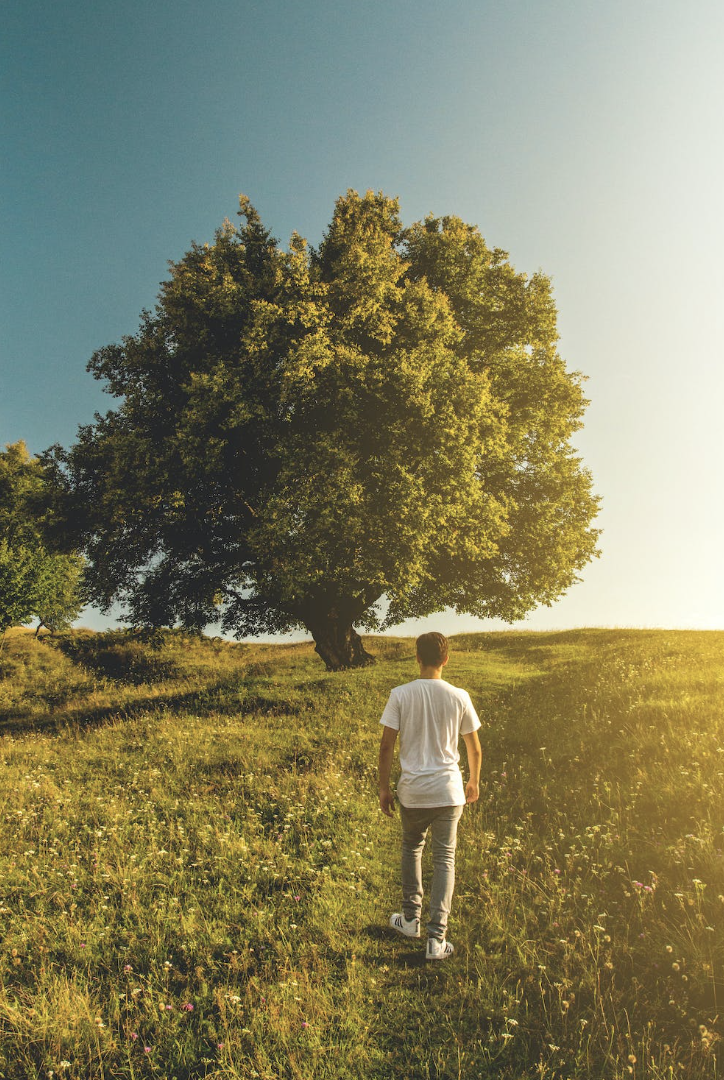 vitamin sunshine man walking