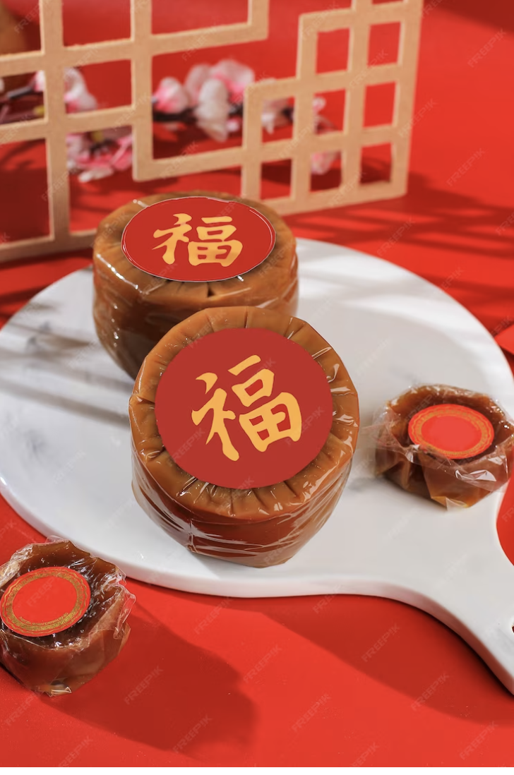 nian gao sweet rice cake